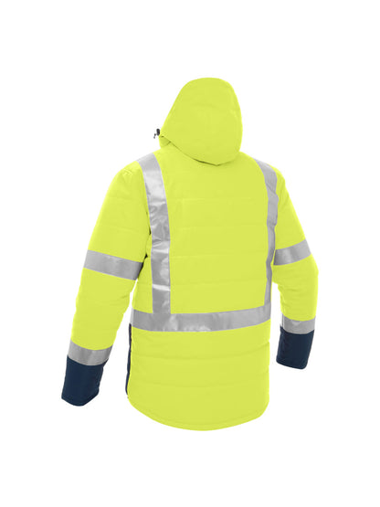 Bisley Taped Hi Vis Puffer Jacket