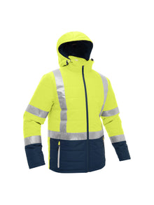 Bisley Taped Hi Vis Puffer Jacket