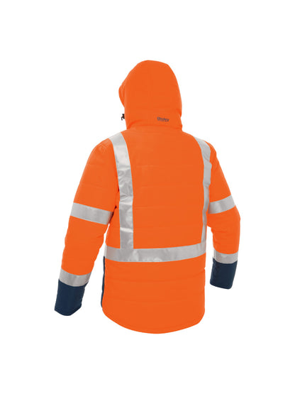 Bisley Taped Hi Vis Puffer Jacket