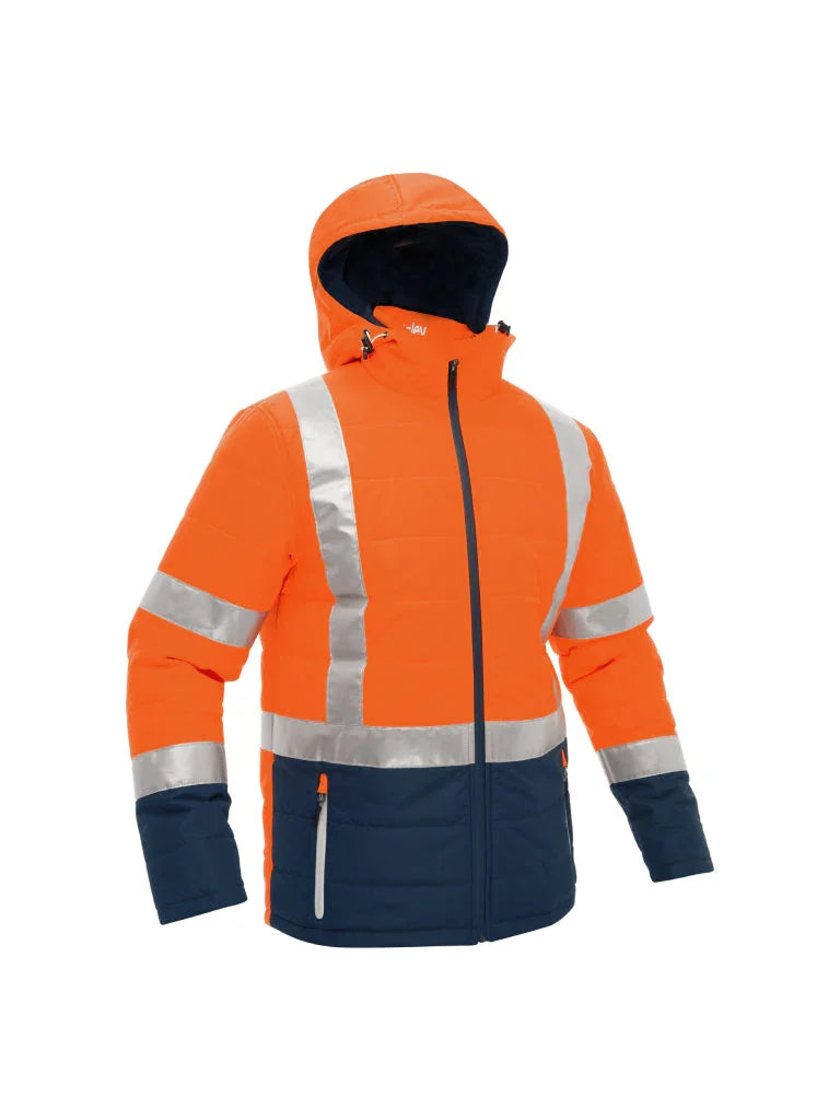 Bisley Taped Hi Vis Puffer Jacket - Brand It Essex Ltd
