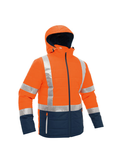Bisley Taped Hi Vis Puffer Jacket