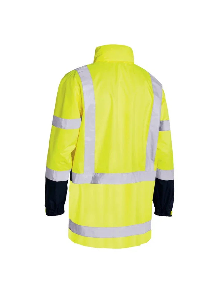 TAPED HI VIS RAIN SHELL JACKET - Brand It Essex Ltd