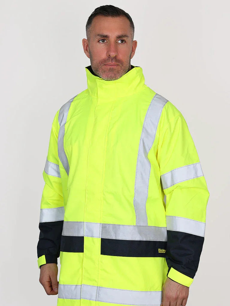 TAPED HI VIS RAIN SHELL JACKET - Brand It Essex Ltd