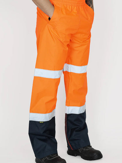 Bisley TAPED HI VIS RAIN SHELL TROUSER