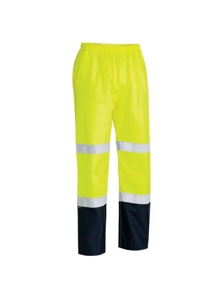 Bisley TAPED HI VIS RAIN SHELL TROUSER - Brand It Essex Ltd