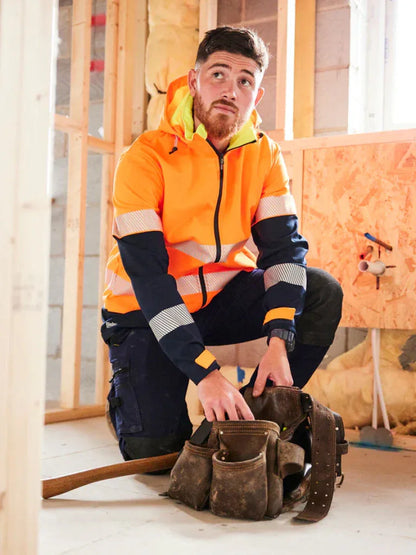 TAPED HI VIS RIPSTOP BONDED FLEECE JACKET - Brand It Essex Ltd