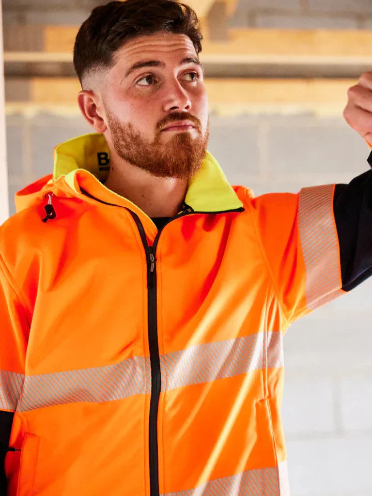 TAPED HI VIS RIPSTOP BONDED FLEECE JACKET - Brand It Essex Ltd