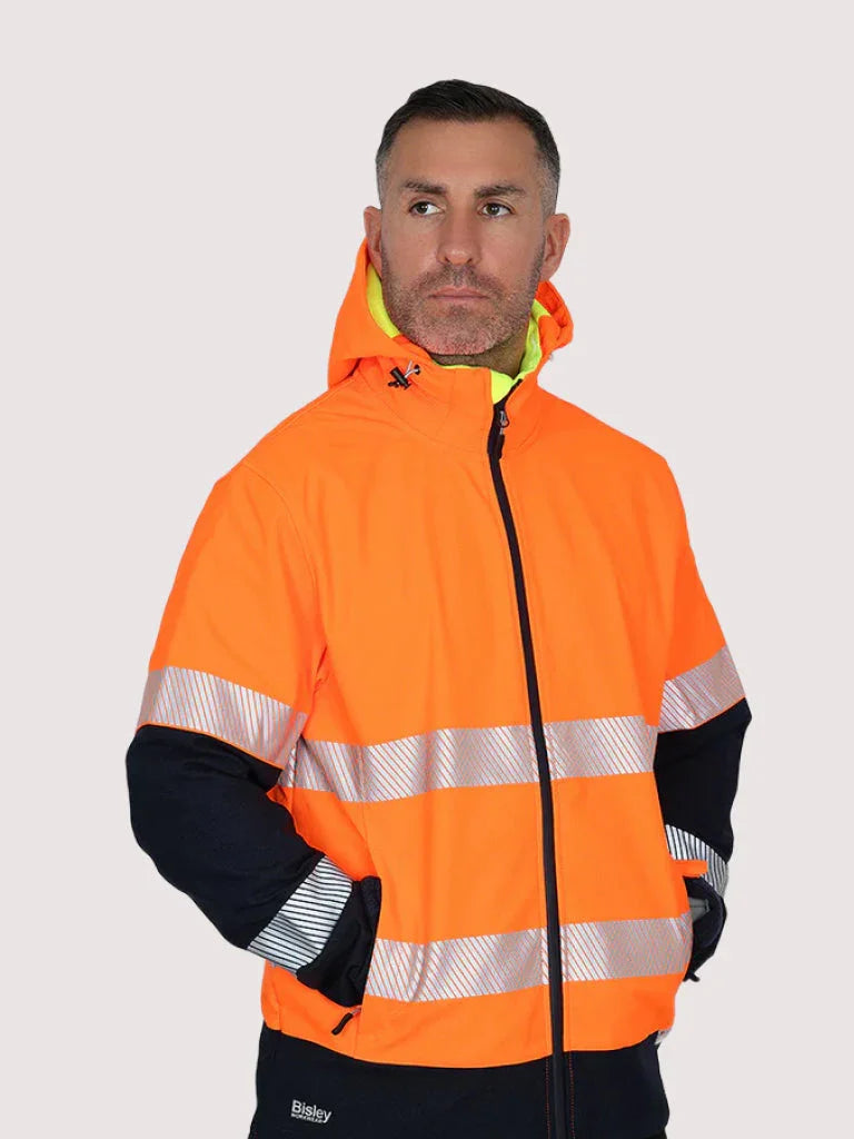 TAPED HI VIS RIPSTOP BONDED FLEECE JACKET - Brand It Essex Ltd