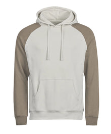 UNLABELED two-tone hooded sweatshirt (5156)