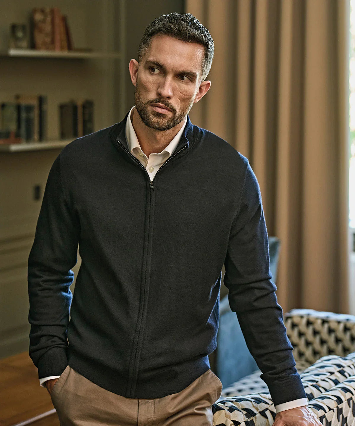 Full-zip knit (6012)