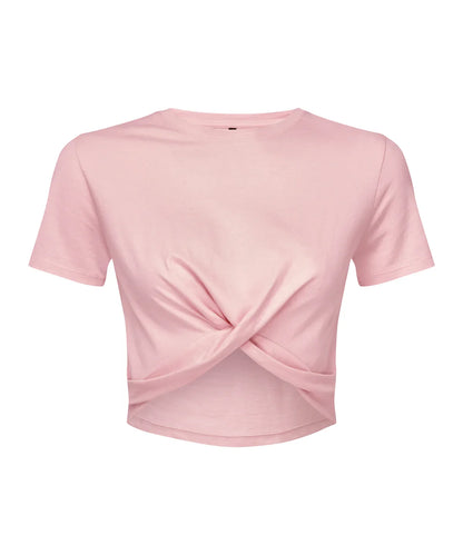 Women's TriDri twist crop top - Brand It Essex Ltd