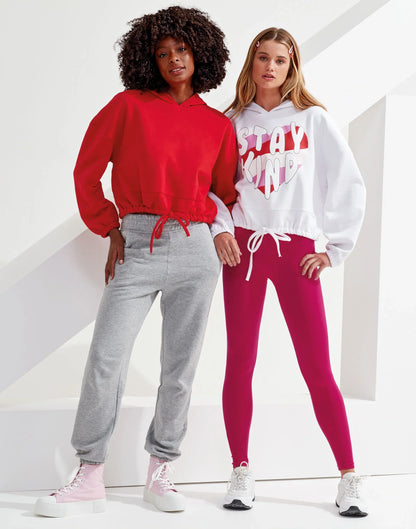 Women's TriDri cropped oversize hoodie - Brand It Essex Ltd