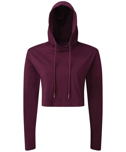 Personalised Custom Branded Women’s TriDri® Cropped Hooded Long Sleeve T-Shirt (TR088) - Brand It Essex Ltd