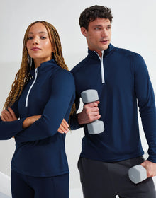 Women's TriDri Long Sleeve Performance ¼ Zip - Brand It Essex Ltd