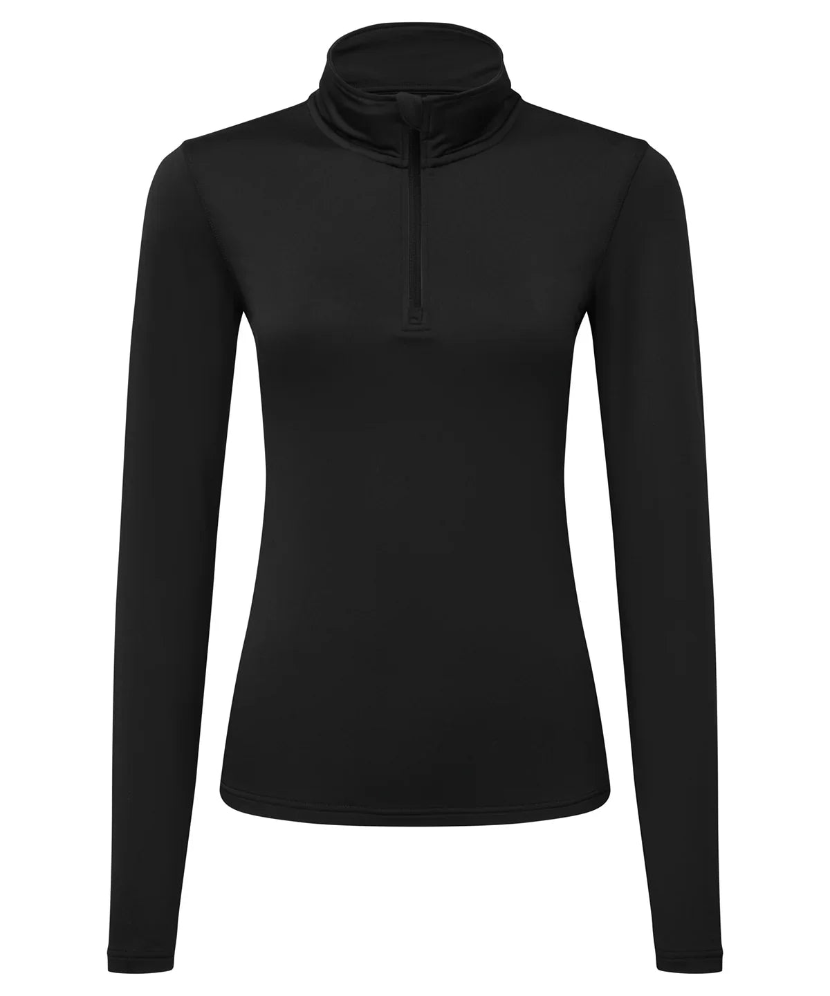 Women's TriDri Recycled long sleeve brushed back ¼ zip top - Brand It Essex Ltd