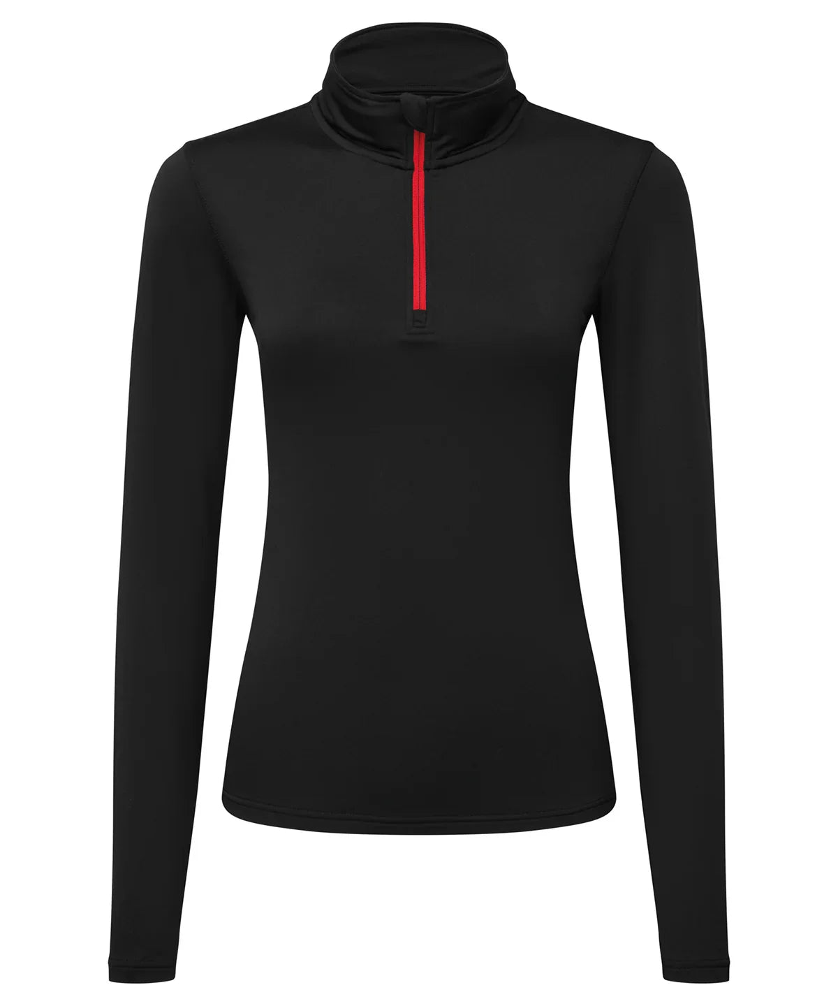 Women's TriDri Recycled long sleeve brushed back ¼ zip top - Brand It Essex Ltd