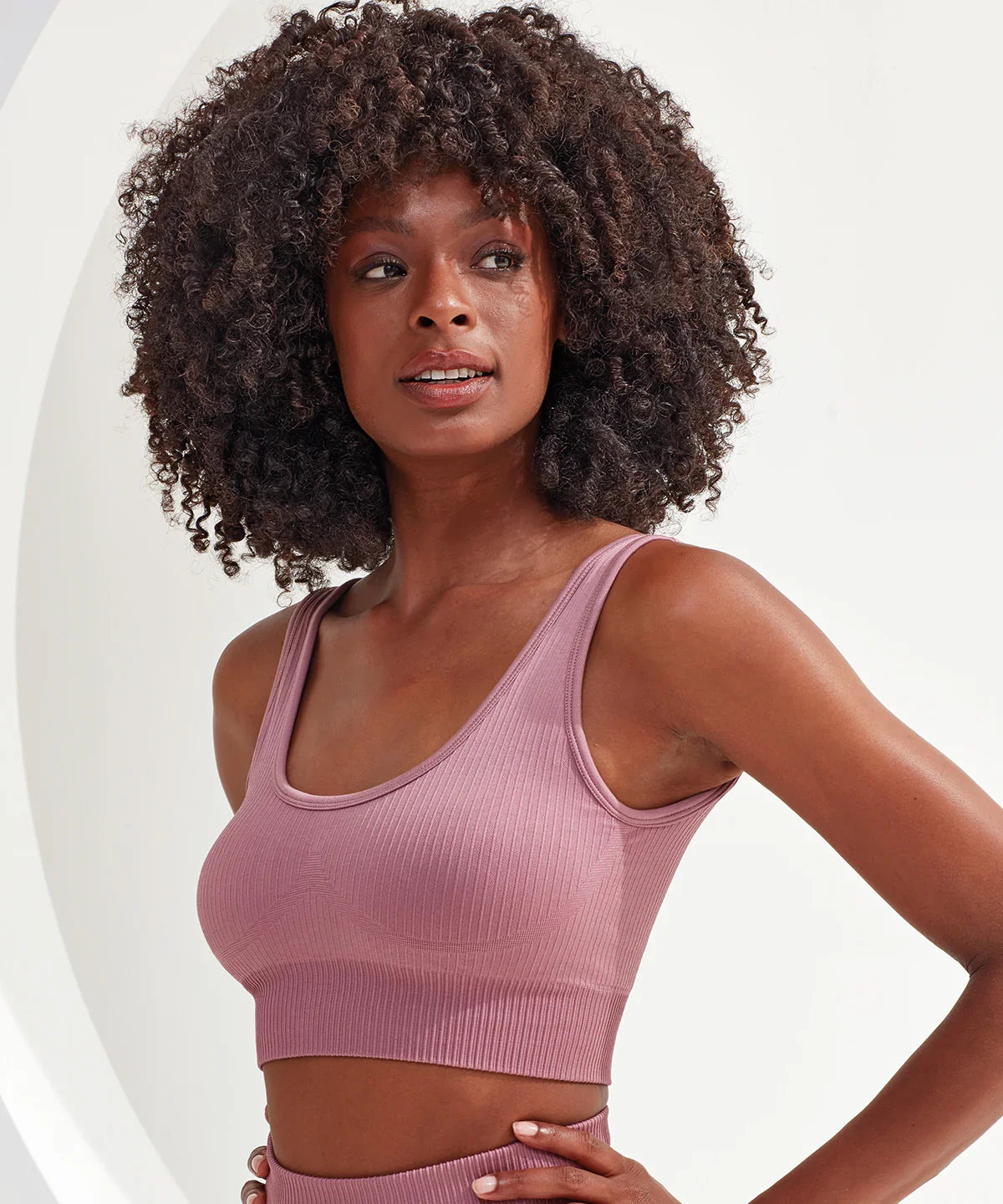 Women's TriDri ribbed seamless 3D fit multi-sport bra - Brand It Essex Ltd