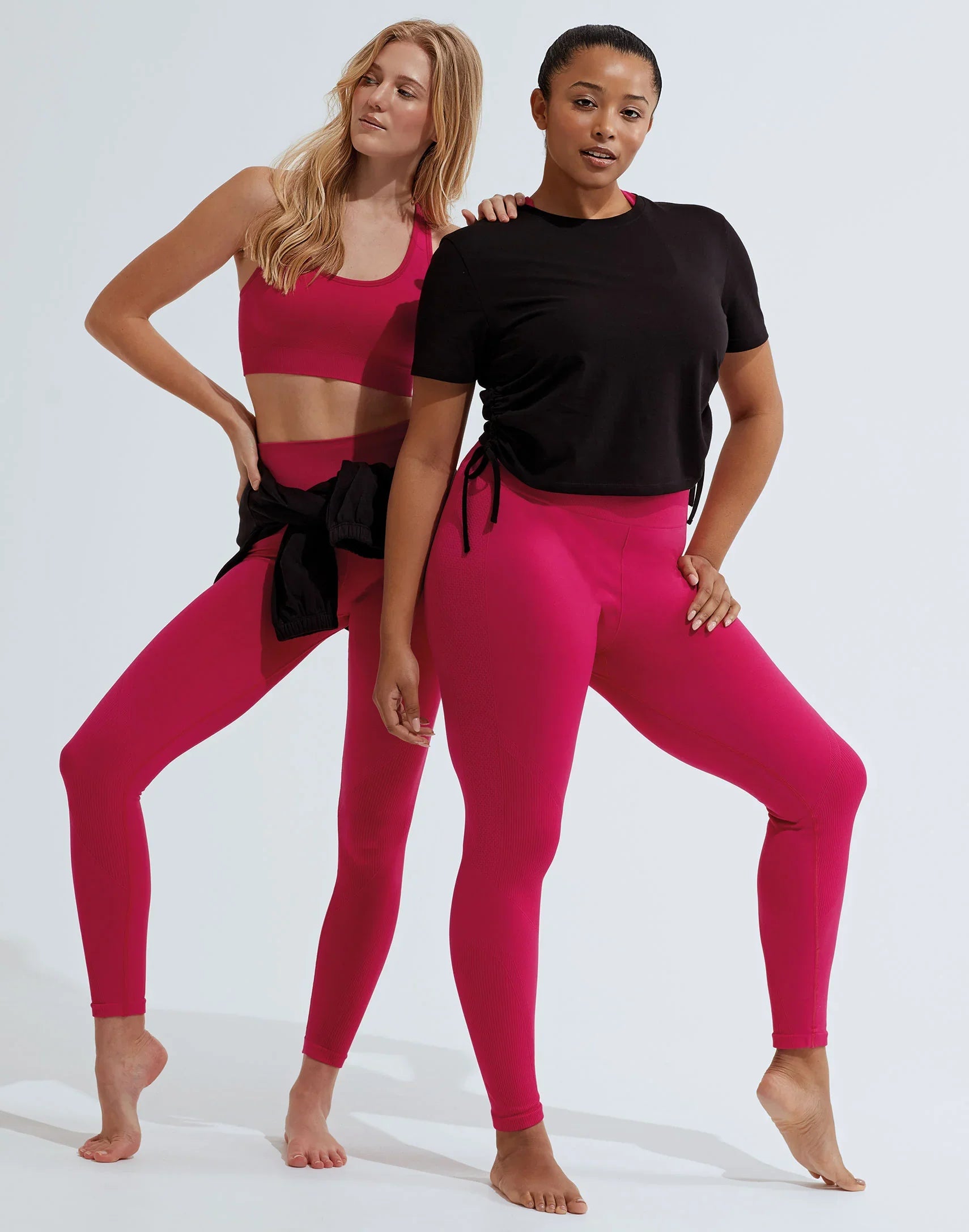 Women's TriDri seamless '3D fit' multi-sport sculpt solid colour leggings - Brand It Essex Ltd