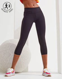 Women's TriDri recycled performance leggings 3/4 length - Brand It Essex Ltd