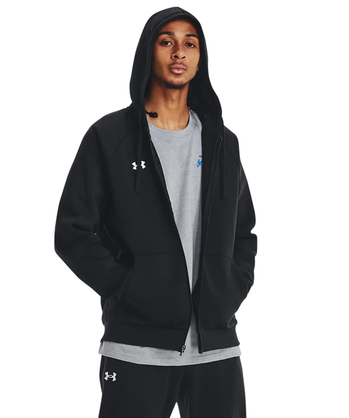 Personalised Custom Branded Rival fleece full-zip hoodie - UA041 - Brand It Essex Ltd