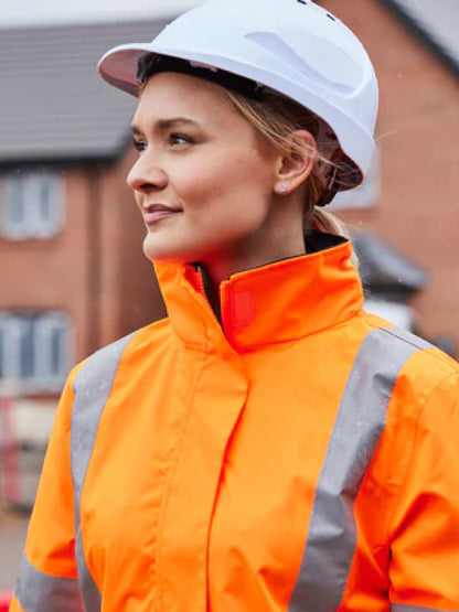 Bisley Women’s Taped Hi Vis Shell Jacket