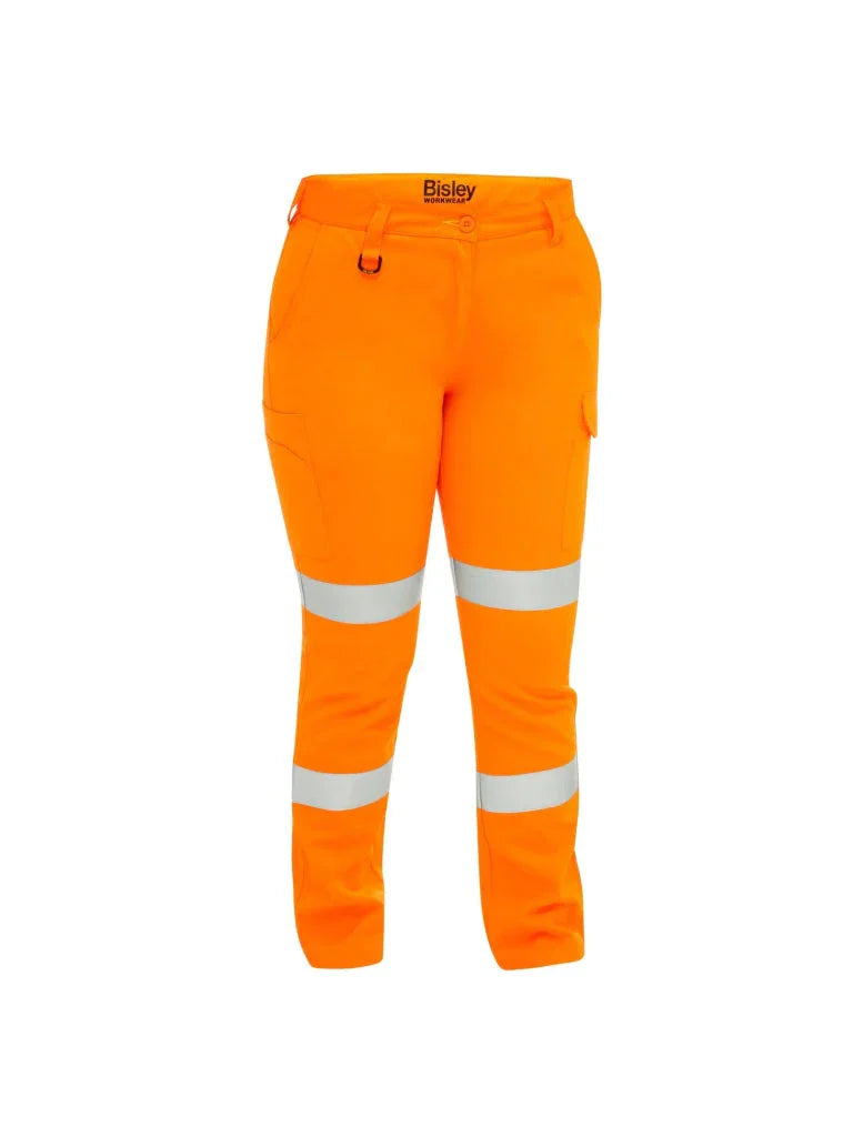 Bisley Women’s Taped Hi Vis Biomotion Cargo Trousers - Brand It Essex Ltd