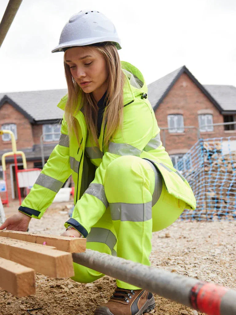 Bisley Women’s Taped Hi Vis Biomotion Cargo Trousers - Brand It Essex Ltd