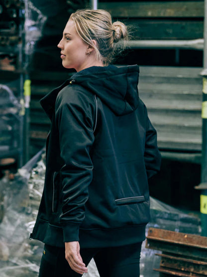 Bisley Women’s Fleece Zip Front Hoodie with Sherpa Lining