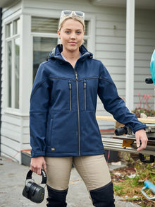 Bisley Women’s FLX & MOVE™ Hooded Soft Shell Jacket