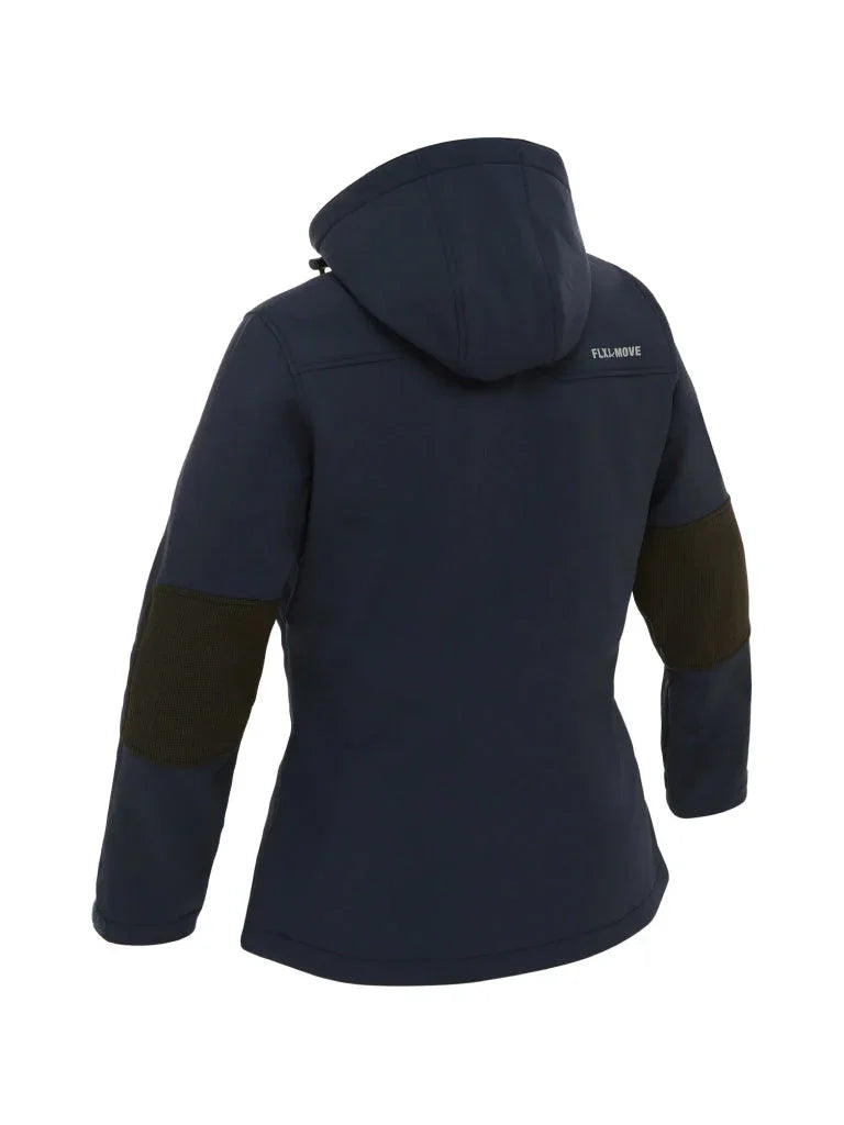 Personalised Custom Branded Bisley Women’s FLX & MOVE™ Hooded Soft Shell Jacket - Brand It Essex Ltd