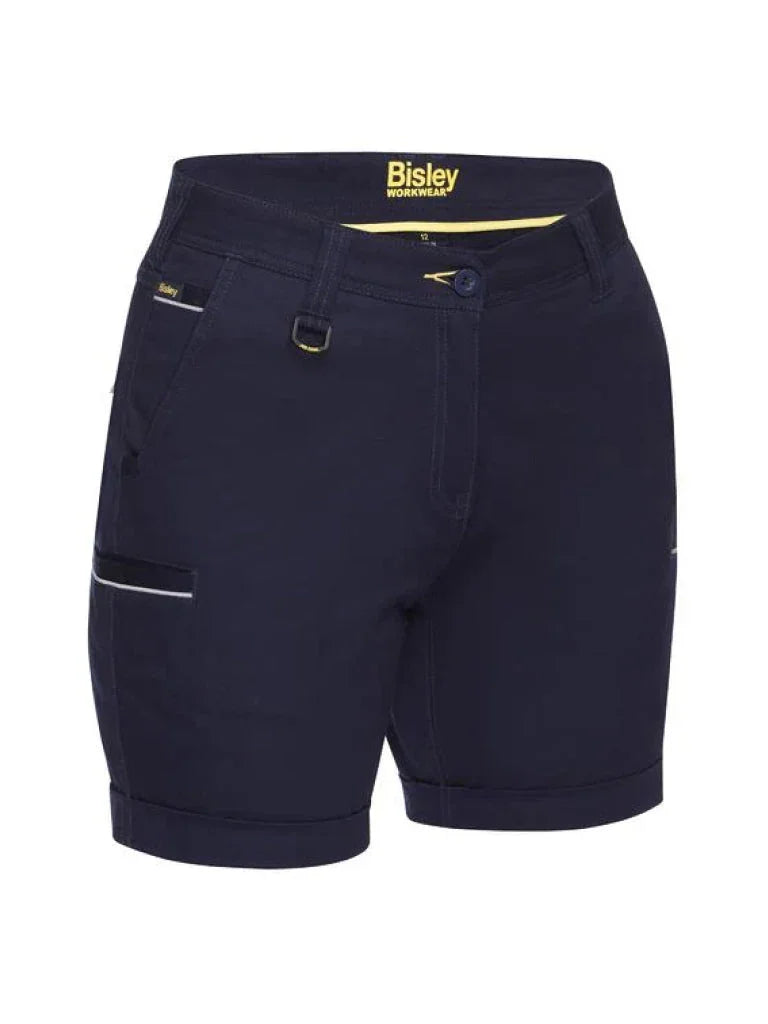 Bisley Women’s Stretch Cotton Drill Short - Brand It Essex Ltd
