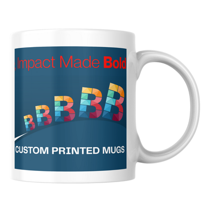 Custom Printed White Mug