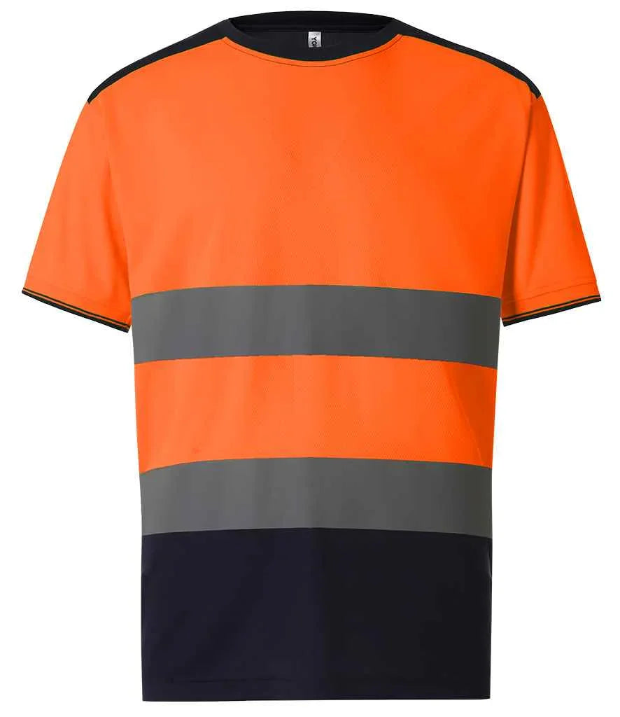 Personalised Custom Branded Yoko Hi-Vis Two Tone T-Shirt - YK013 - Brand It Essex Ltd