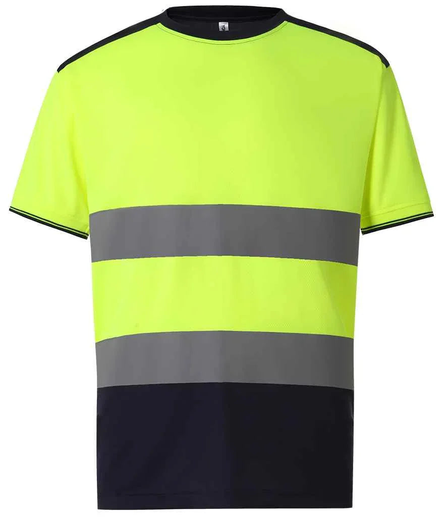 Personalised Custom Branded Yoko Hi-Vis Two Tone T-Shirt - YK013 - Brand It Essex Ltd