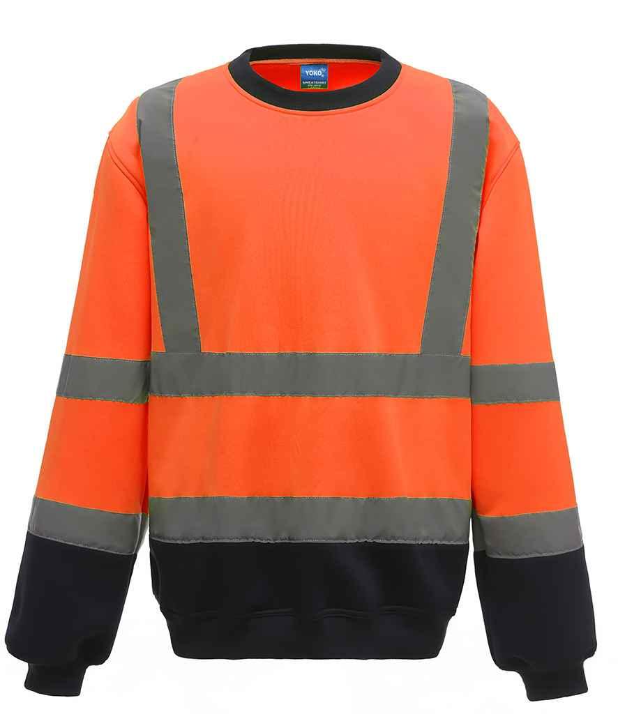 Personalised Custom Branded Yoko Hi-Vis Sweatshirt - YK030 - Brand It Essex Ltd