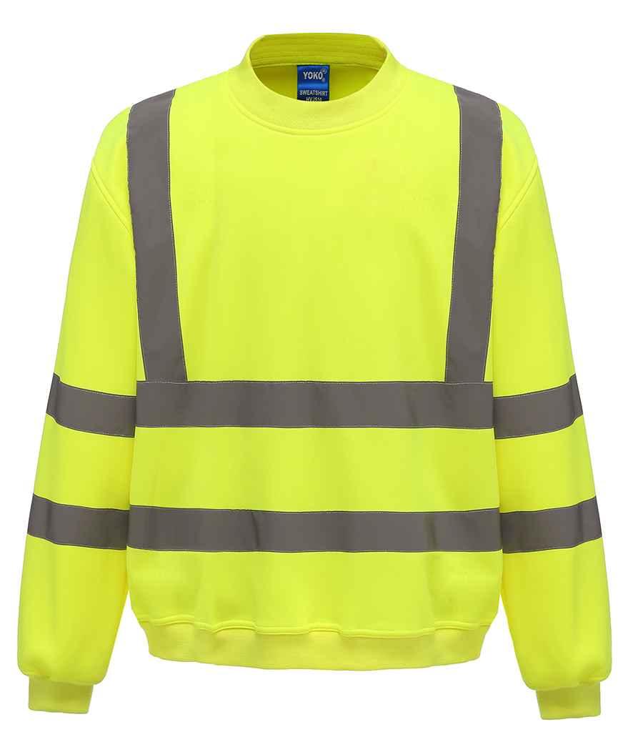 Personalised Custom Branded Yoko Hi-Vis Sweatshirt - YK030 - Brand It Essex Ltd