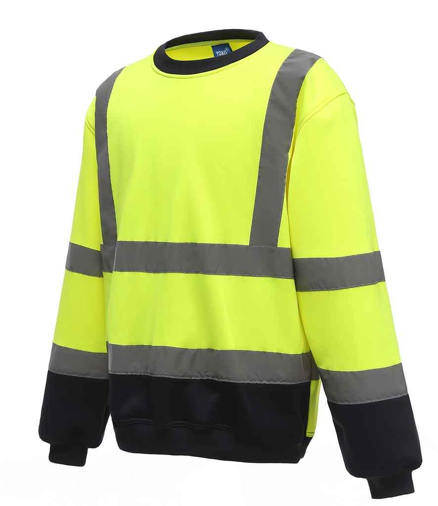 Personalised Custom Branded Yoko Hi-Vis Sweatshirt - YK030 - Brand It Essex Ltd