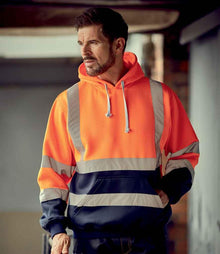 Personalised Custom Branded Yoko Hi-Vis Pull Over Hoodie - YK031 - Brand It Essex Ltd