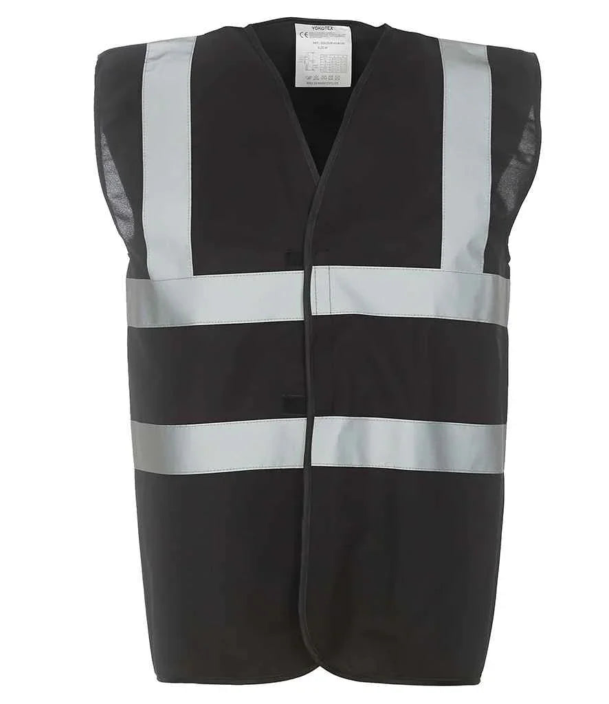 Yoko Hi-Vis Two Band and Braces Waistcoat - YK102 - Brand It Essex Ltd