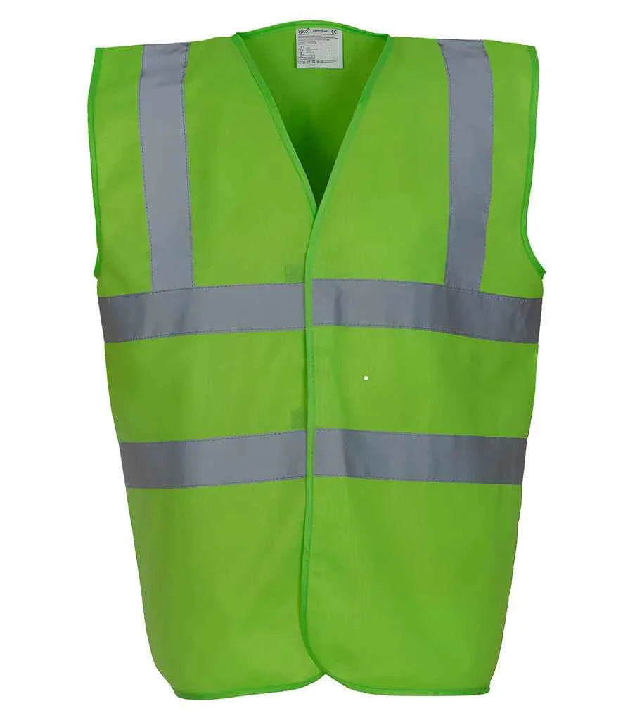 Yoko Hi-Vis Two Band and Braces Waistcoat - YK102 - Brand It Essex Ltd