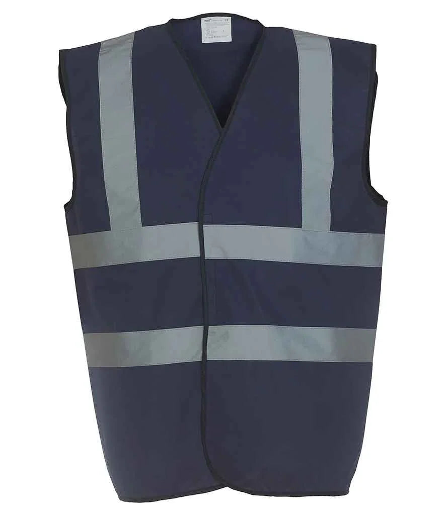 Yoko Hi-Vis Two Band and Braces Waistcoat - YK102 - Brand It Essex Ltd