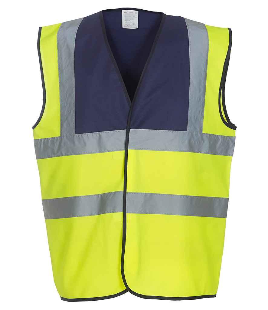 Yoko Hi-Vis Two Band and Braces Waistcoat - YK102 - Brand It Essex Ltd