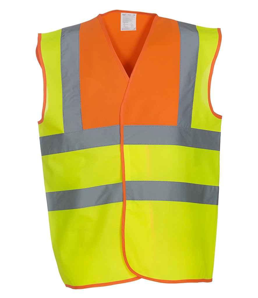Yoko Hi-Vis Two Band and Braces Waistcoat - YK102 - Brand It Essex Ltd