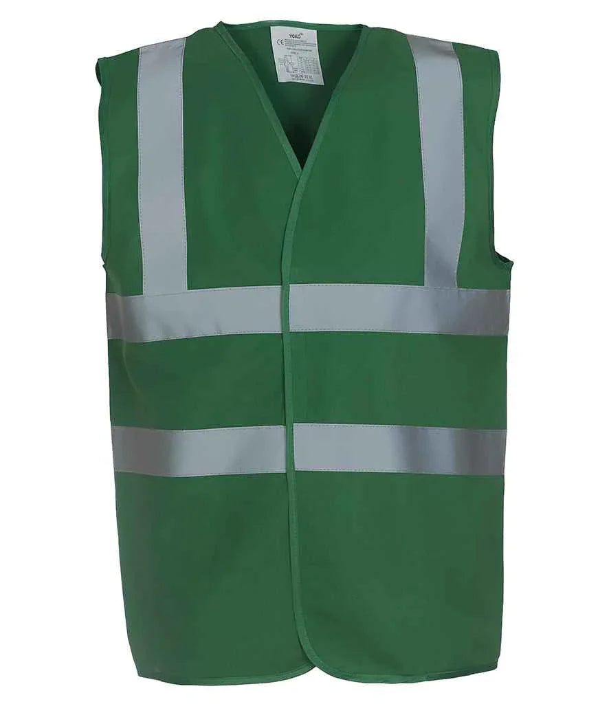Yoko Hi-Vis Two Band and Braces Waistcoat - YK102 - Brand It Essex Ltd