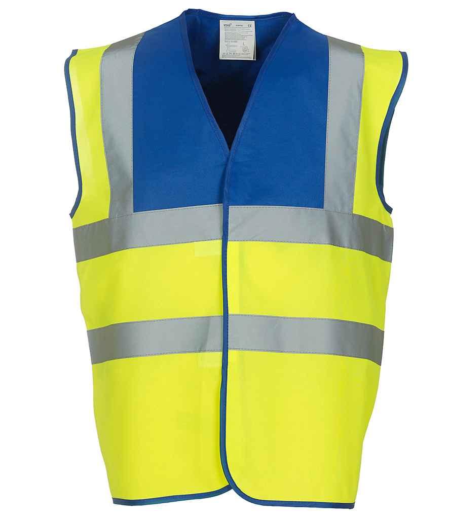 Yoko Hi-Vis Two Band and Braces Waistcoat - YK102 - Brand It Essex Ltd