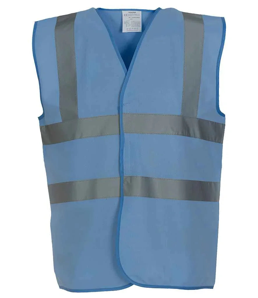 Yoko Hi-Vis Two Band and Braces Waistcoat - YK102 - Brand It Essex Ltd