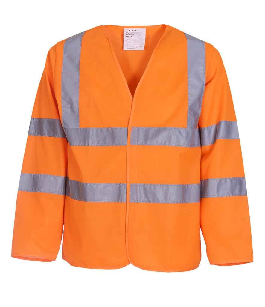 Personalised Custom Branded Yoko Hi-Vis Long Sleeve Jacket - YK105 - Brand It Essex Ltd