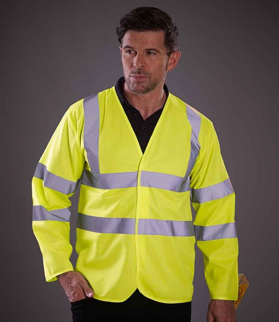 Personalised Custom Branded Yoko Hi-Vis Long Sleeve Jacket - YK105 - Brand It Essex Ltd