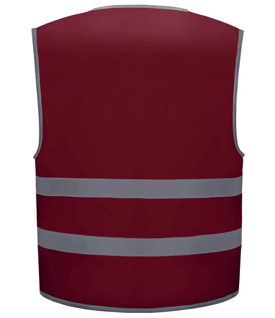 Personalised Custom Branded Yoko Kids Hi-Vis Two Band Waistcoat - YK106B - Brand It Essex Ltd