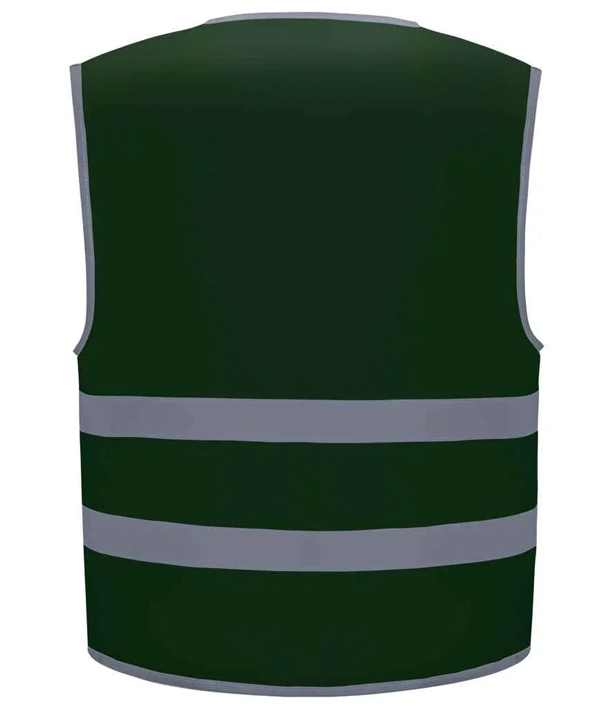 Personalised Custom Branded Yoko Kids Hi-Vis Two Band Waistcoat - YK106B - Brand It Essex Ltd